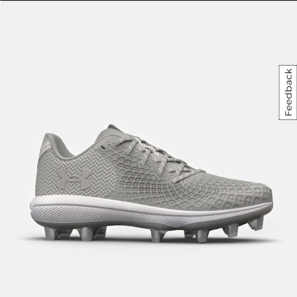 Under Armour Gray Athletic Shoes with Breathable Design